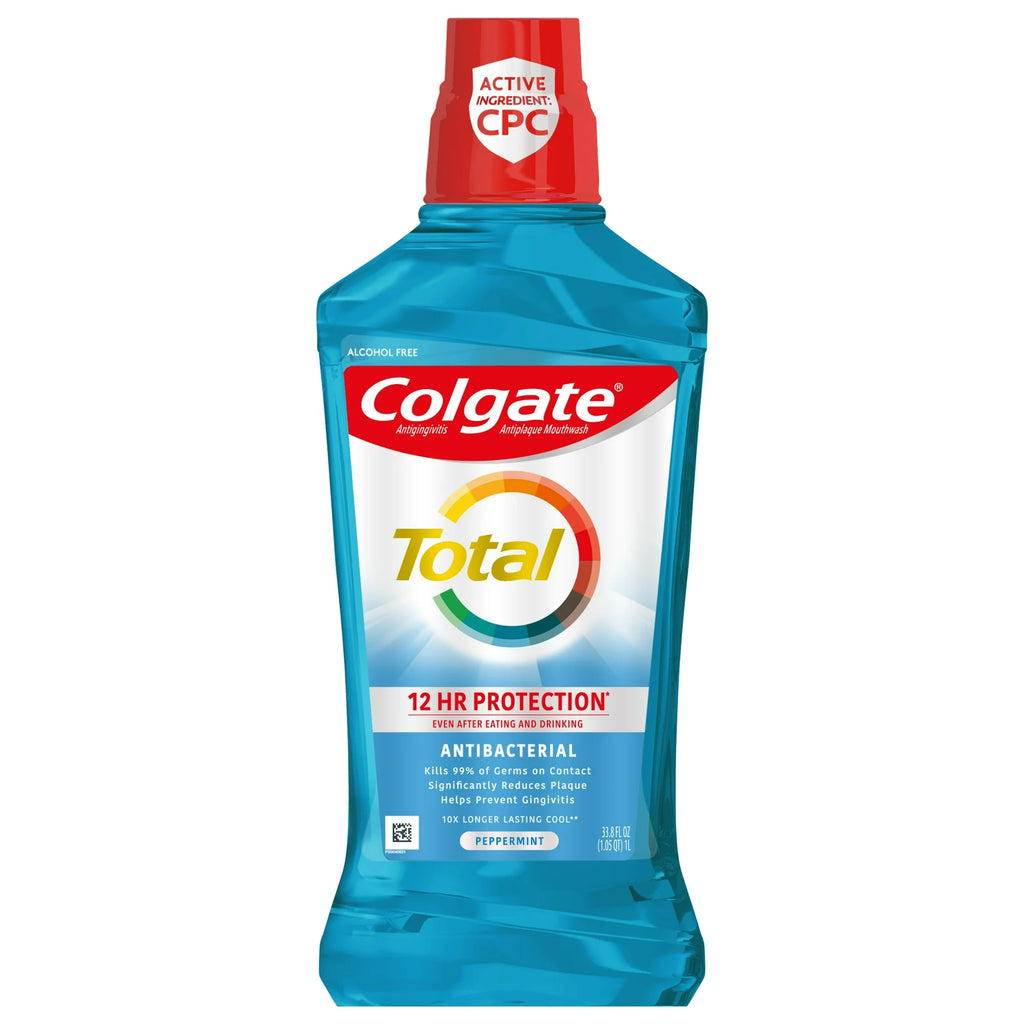 Colgate Total Peppermint Blast Mouthwash 1 Liter