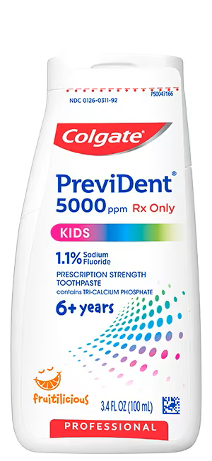 Colgate Prevident 5000 Kids Toothpaste Gl 1.1% NaF Fruitilicious 3.4oz
