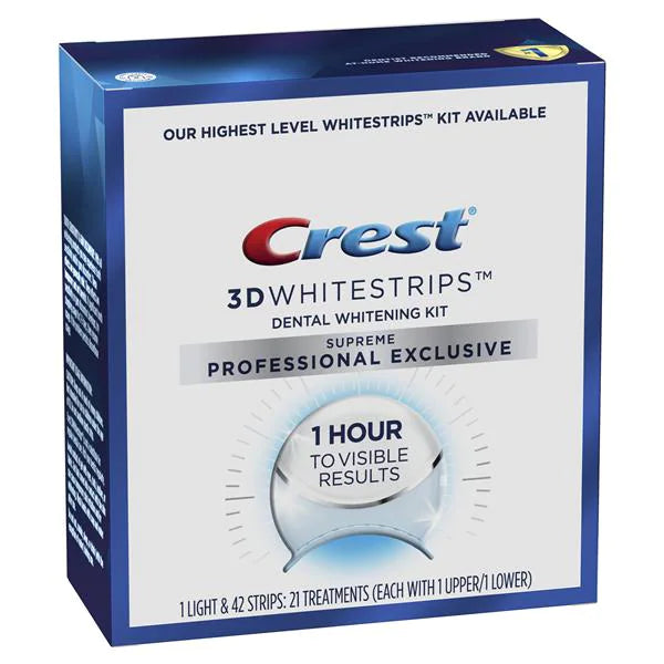 Crest 3d white outlet whitestrips with light